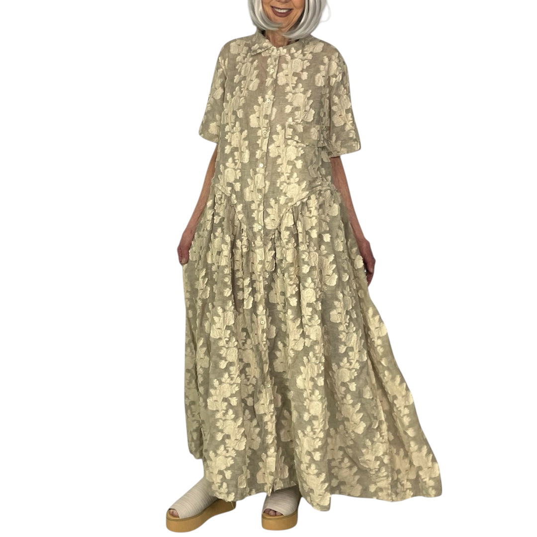 JACQUARD LONG DRESS