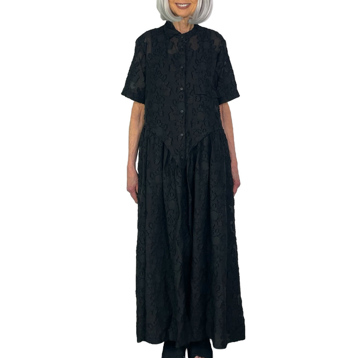 JACQUARD LONG DRESS 
