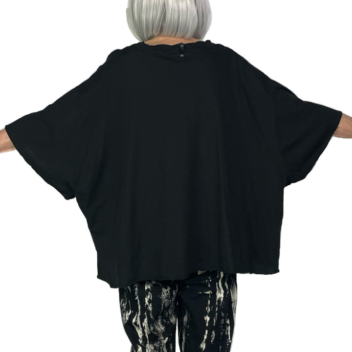 LINEN JERSEY OVERSIZED T-SHIRT