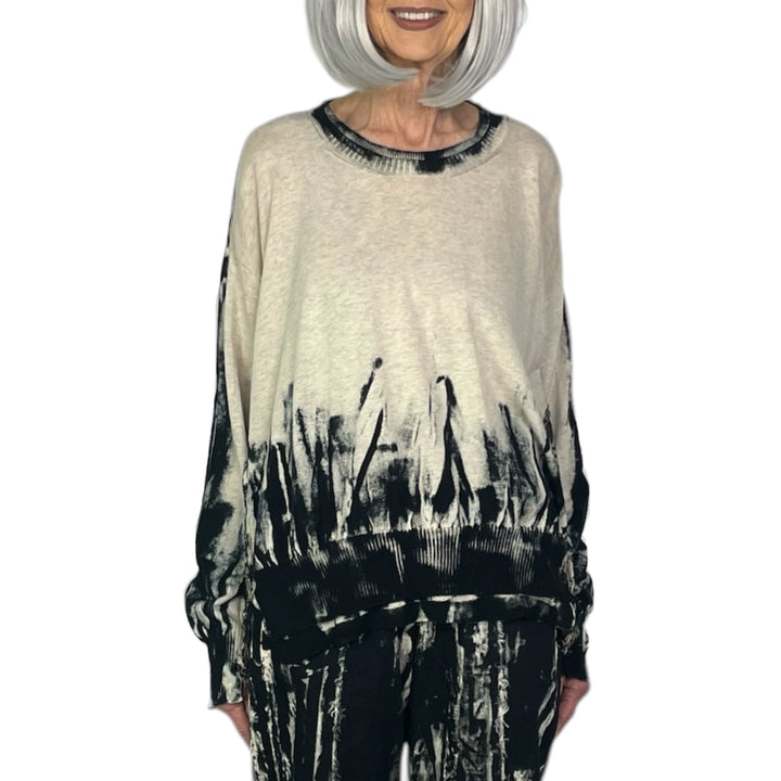 HAND PAINTED PULLOVER