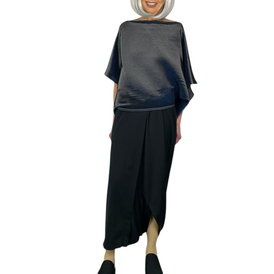 FACET KNIT BOXY TOP