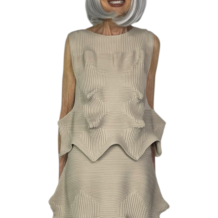 LINKAGE KNIT SLEEVELESS TOP