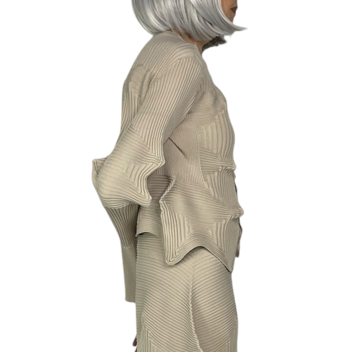 LINKAGE KNIT CARDIGAN