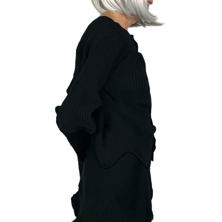 LINKAGE KNIT CARDIGAN