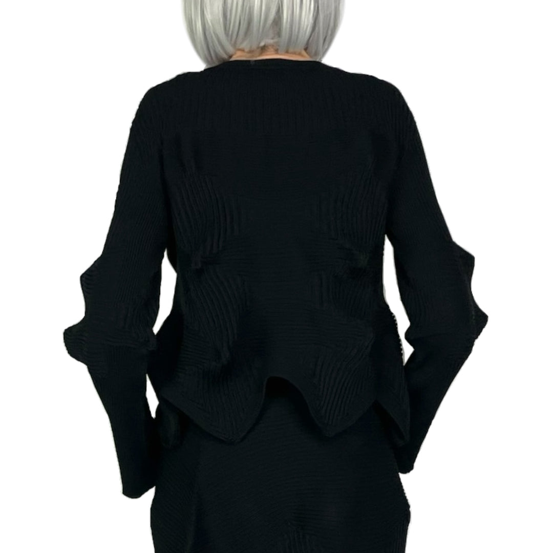 LINKAGE KNIT CARDIGAN