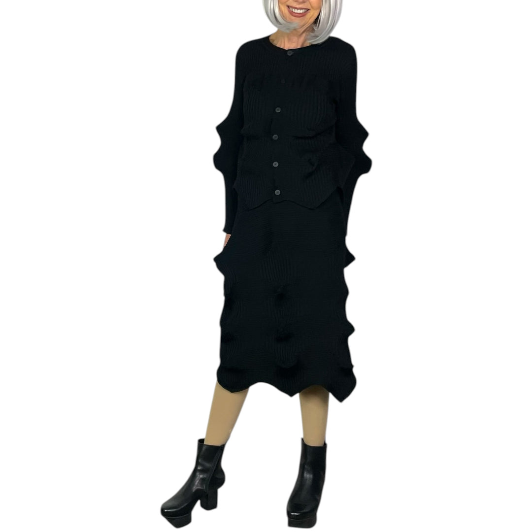 LINKAGE KNIT CARDIGAN