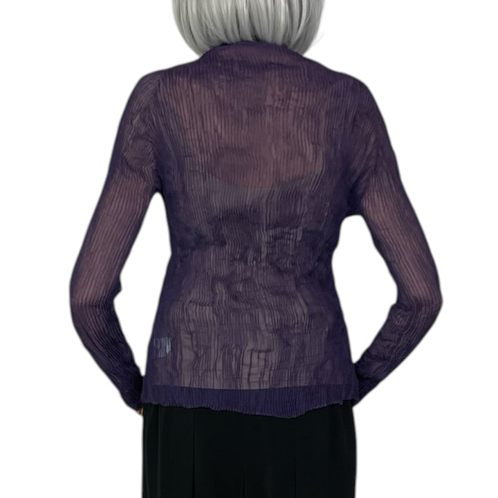 CHIFFON TWIST 2 HI-NECK TOP