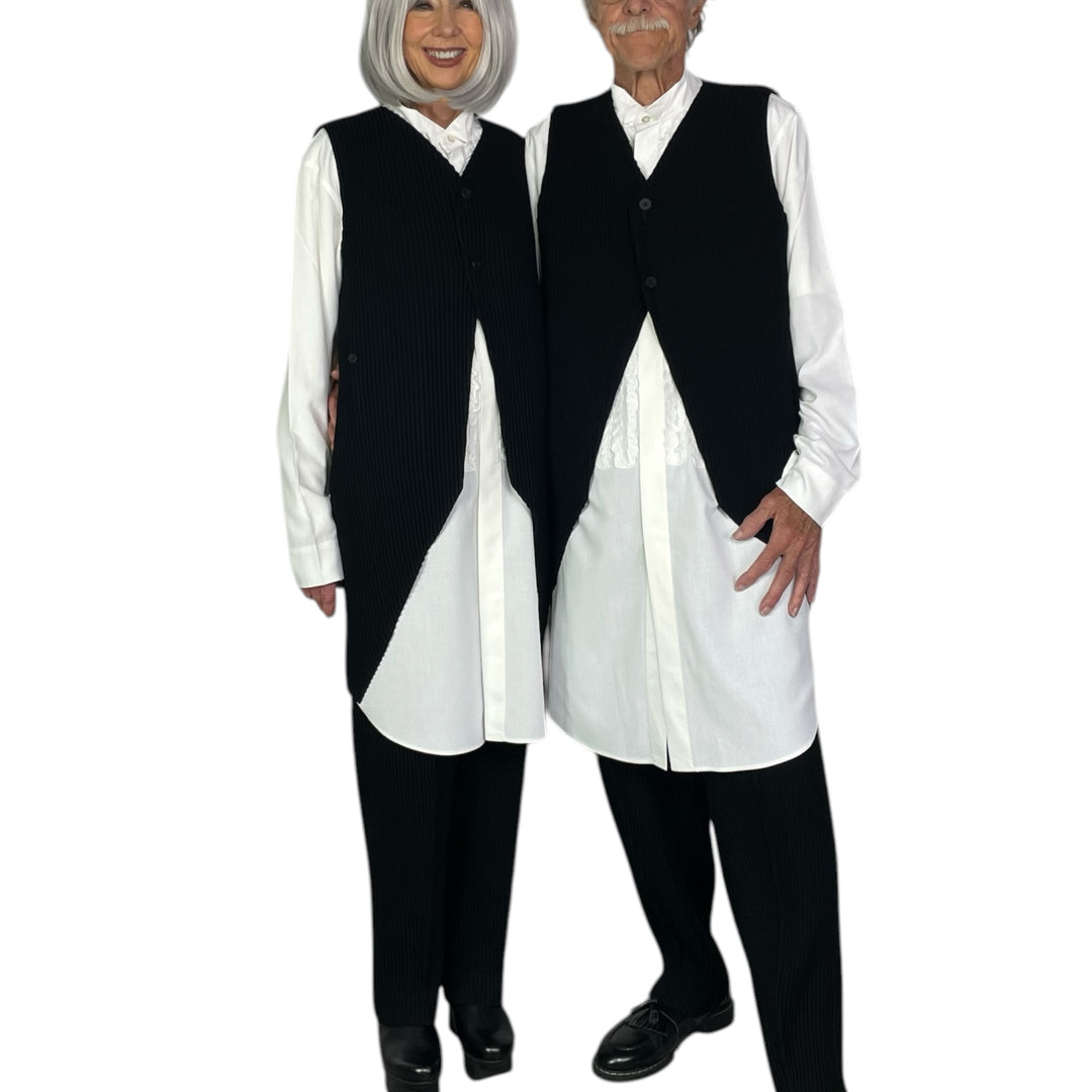 TUXEDO PLEATS VEST