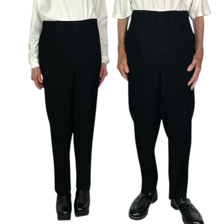 TUXEDO PLEATS SLIM PANT