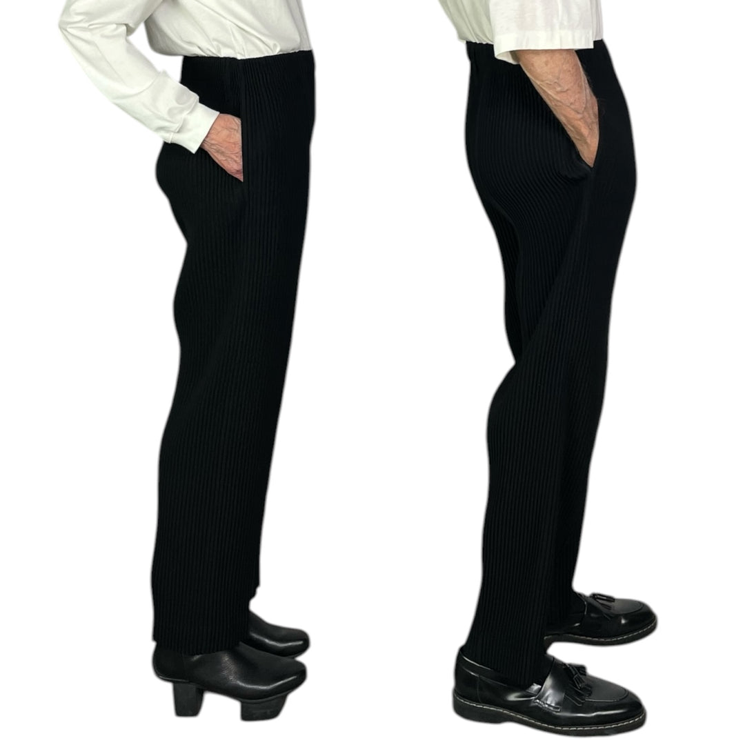 TUXEDO PLEATS SLIM PANT