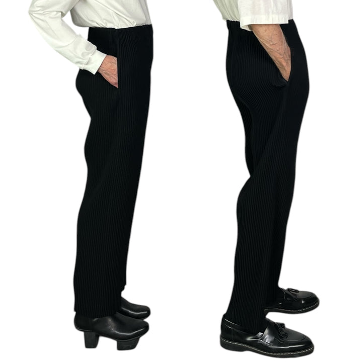 TUXEDO PLEATS SLIM PANT