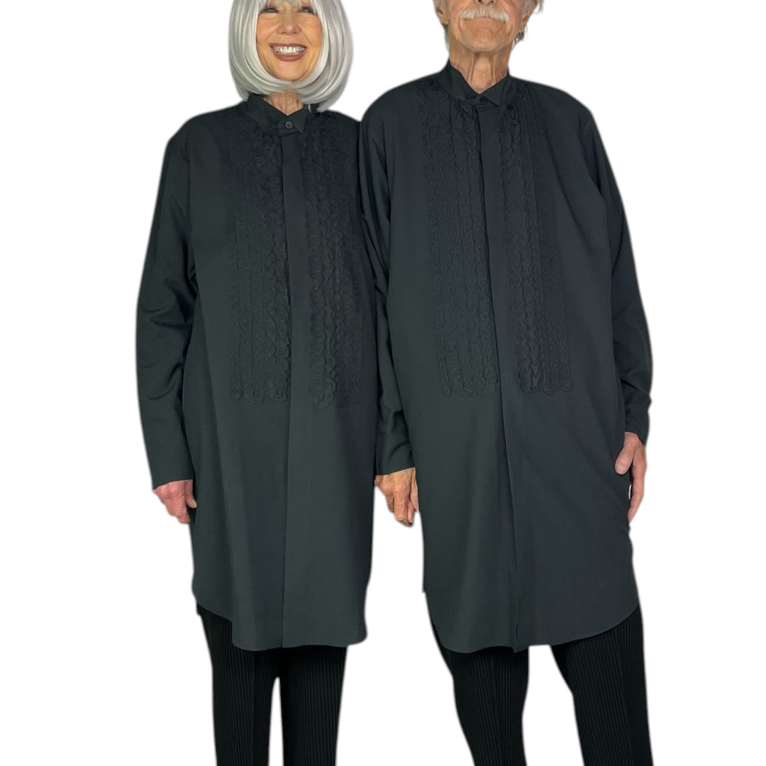 EMBROIDERY PRESS SHIRT - LONG