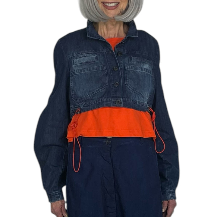 CROPPED DENIM JACKET