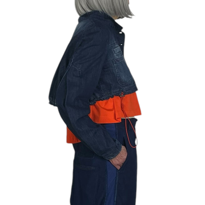 CROPPED DENIM JACKET
