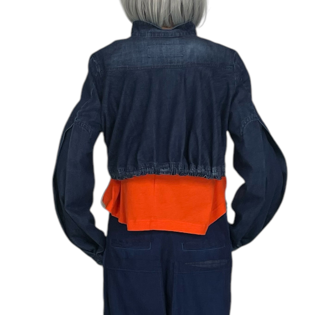 CROPPED DENIM JACKET