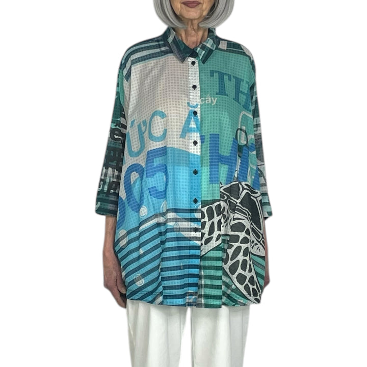 PRINTED BLOUSE