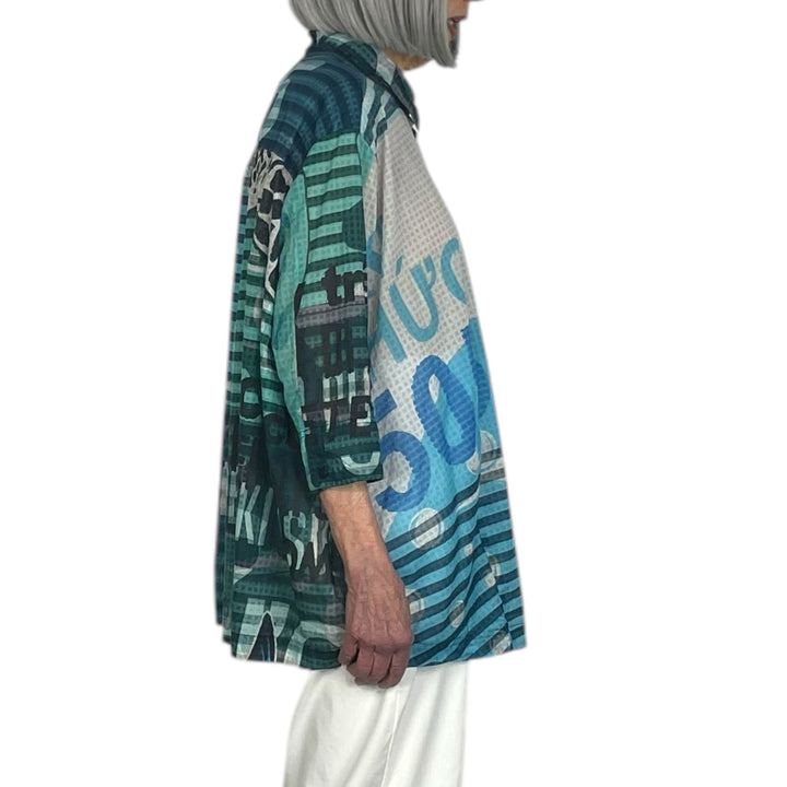 PRINTED BLOUSE