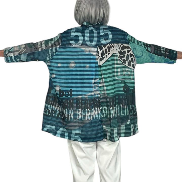 PRINTED BLOUSE