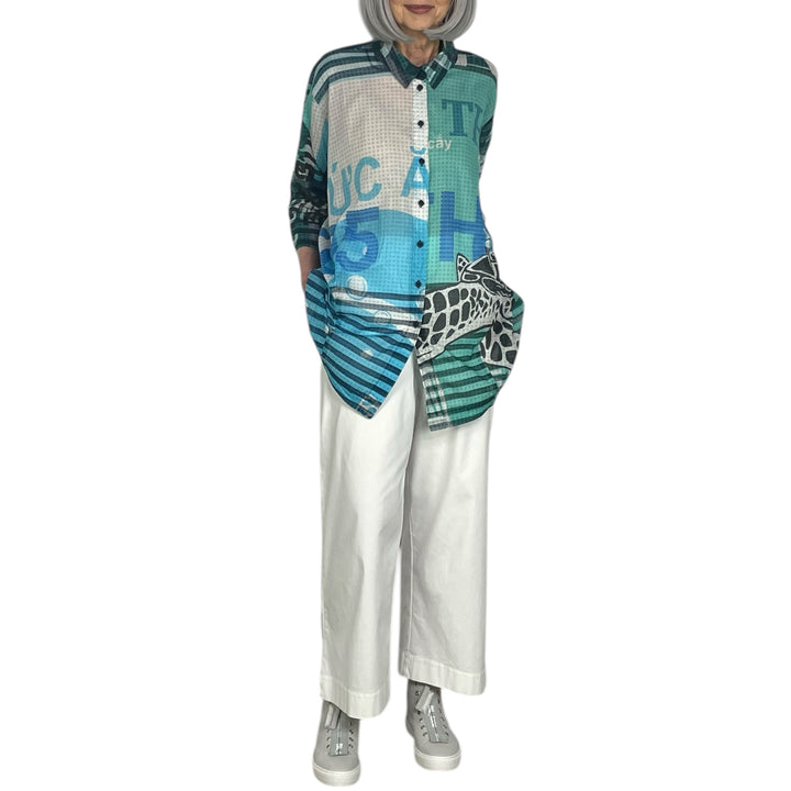 PRINTED BLOUSE