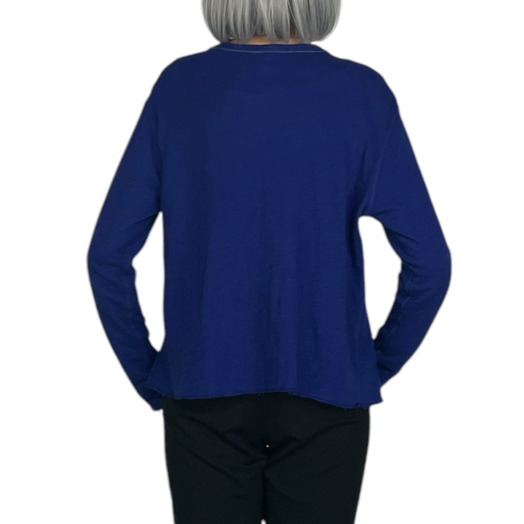 DOUBLE LAYER CROP CARDIGAN