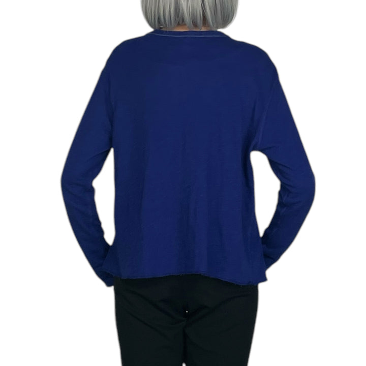 DOUBLE LAYER CROP CARDIGAN