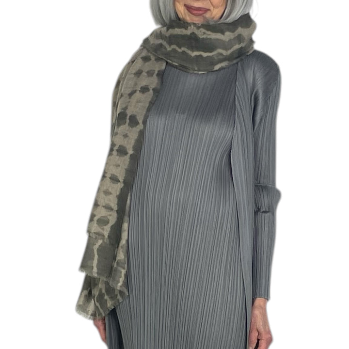 RIVE SHIBORI CASHMERE SCARF