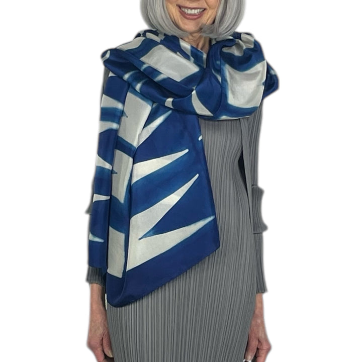 ALPHA PRINT SILK STOLE