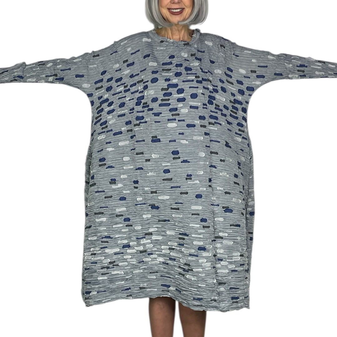 PRAIRIE HORIZONTAL PLEAT DRESS