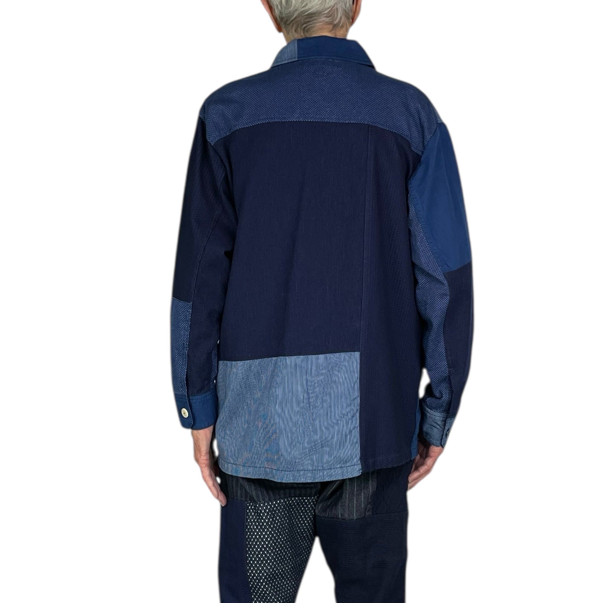 トップス FDMTL patchwork shirt jacket DENIM PATCHWORK SHIRT/JACKET – MIO