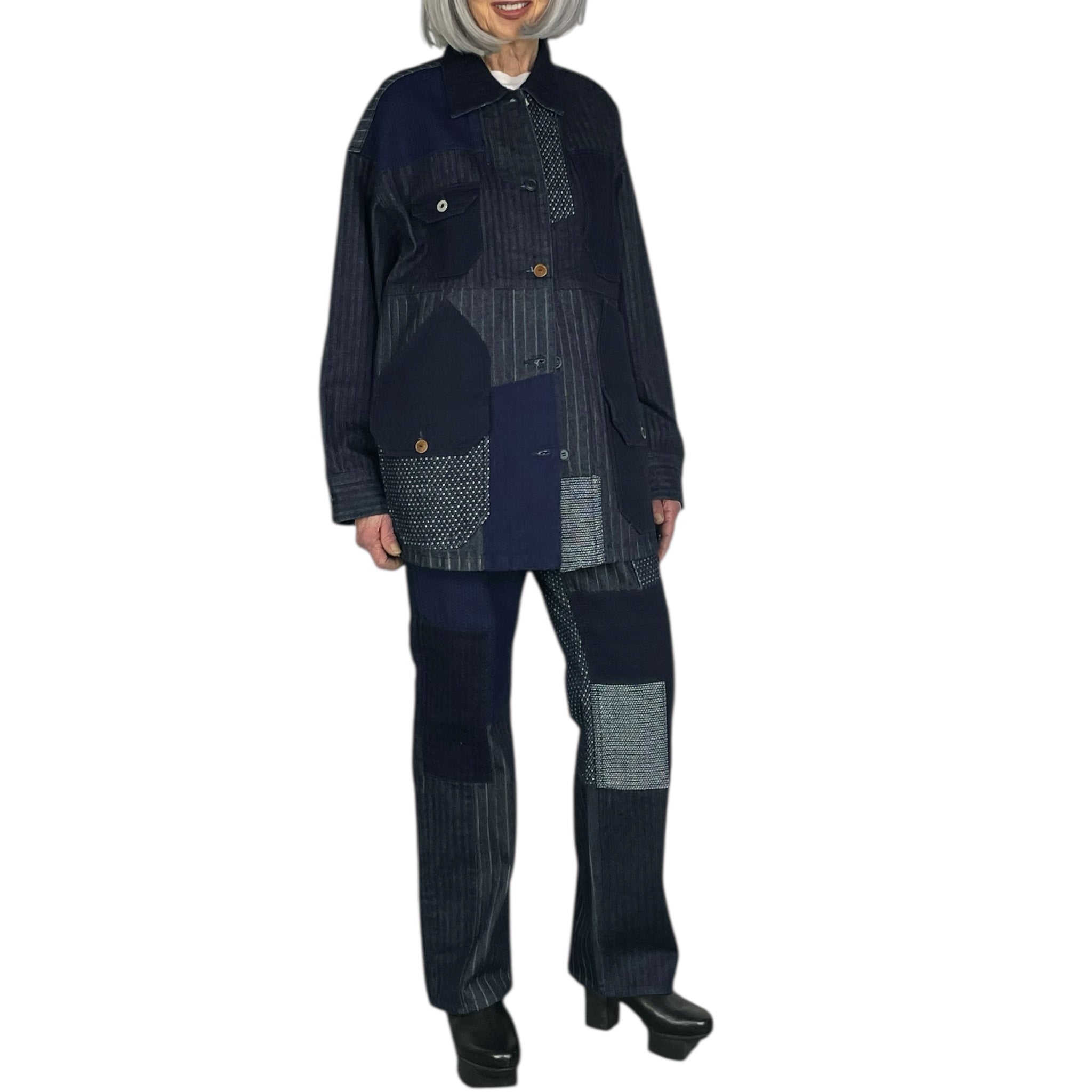 PATCHWORK PANTS - WOMEN'S FIT – MIO