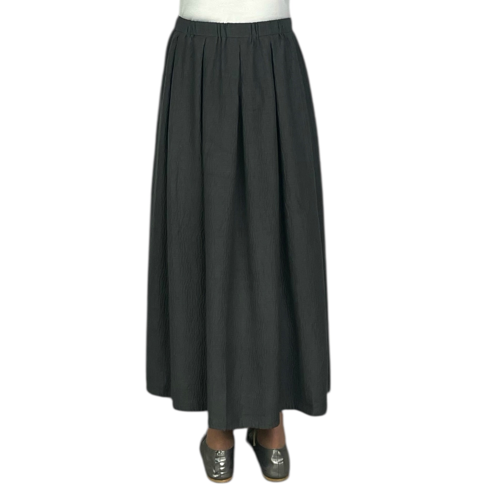 RIPPLE TUCKED GATHER SKIRT – MIO