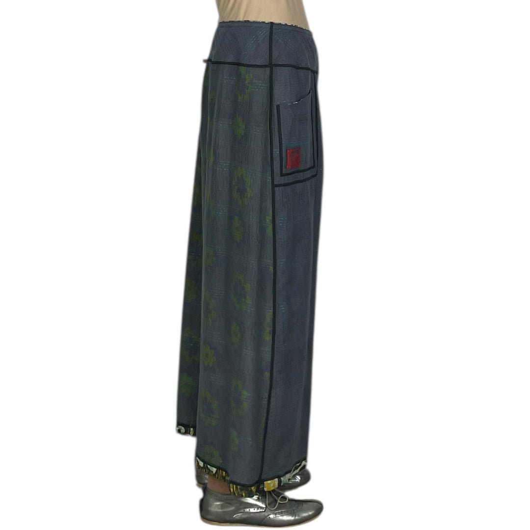 VINTAGE COTTON WIDE LEG PANTS
