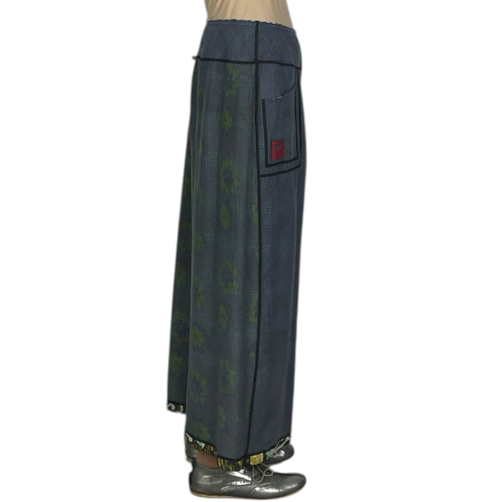 VINTAGE COTTON WIDE LEG PANTS