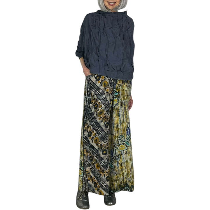 VINTAGE COTTON WIDE LEG PANTS