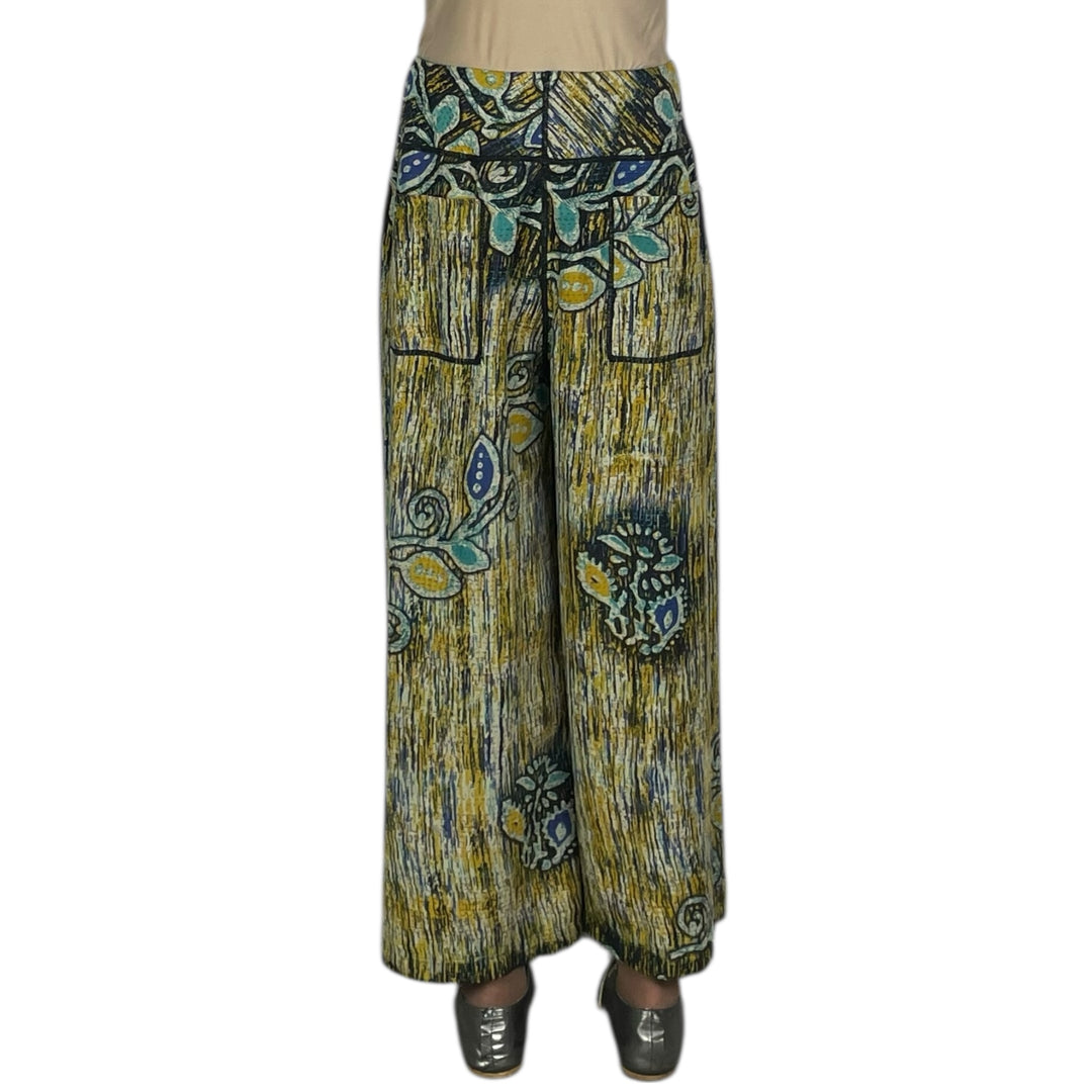 VINTAGE COTTON WIDE LEG PANTS
