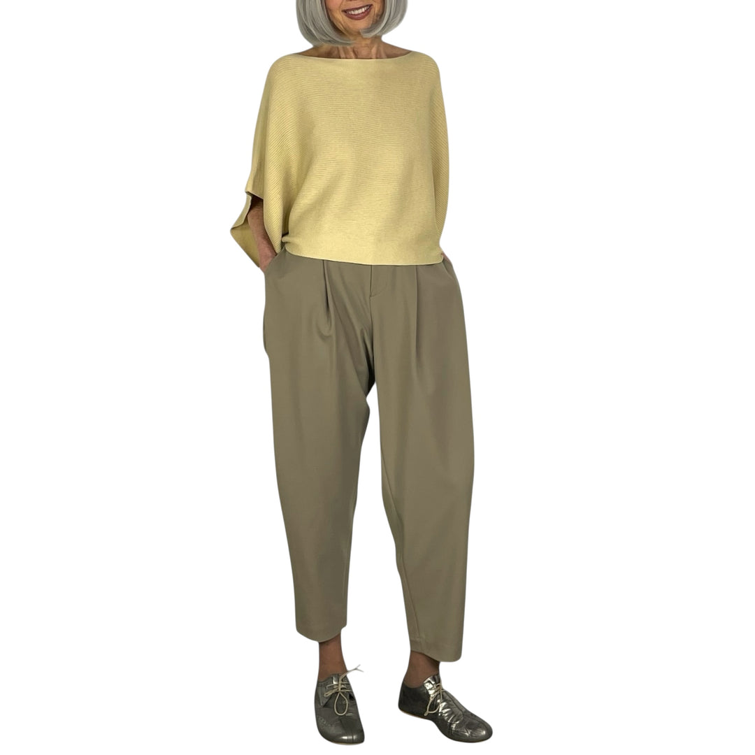ROUND PANTS TAPERED LEG