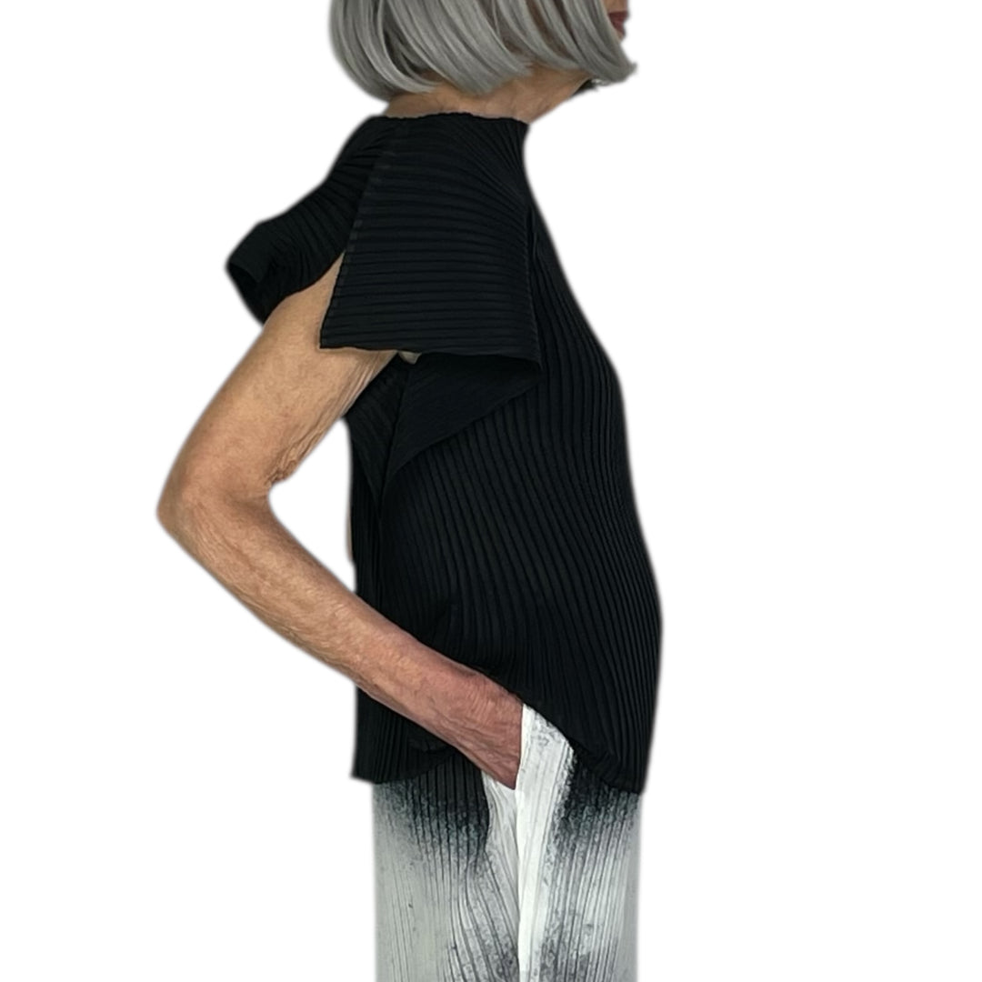 SHADOW STUDY PLEATS SOLID TOP