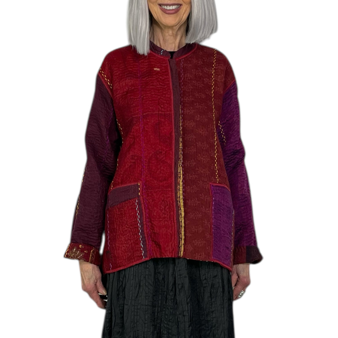 JEWEL WOVEN KAFTAN JACKET SHORT