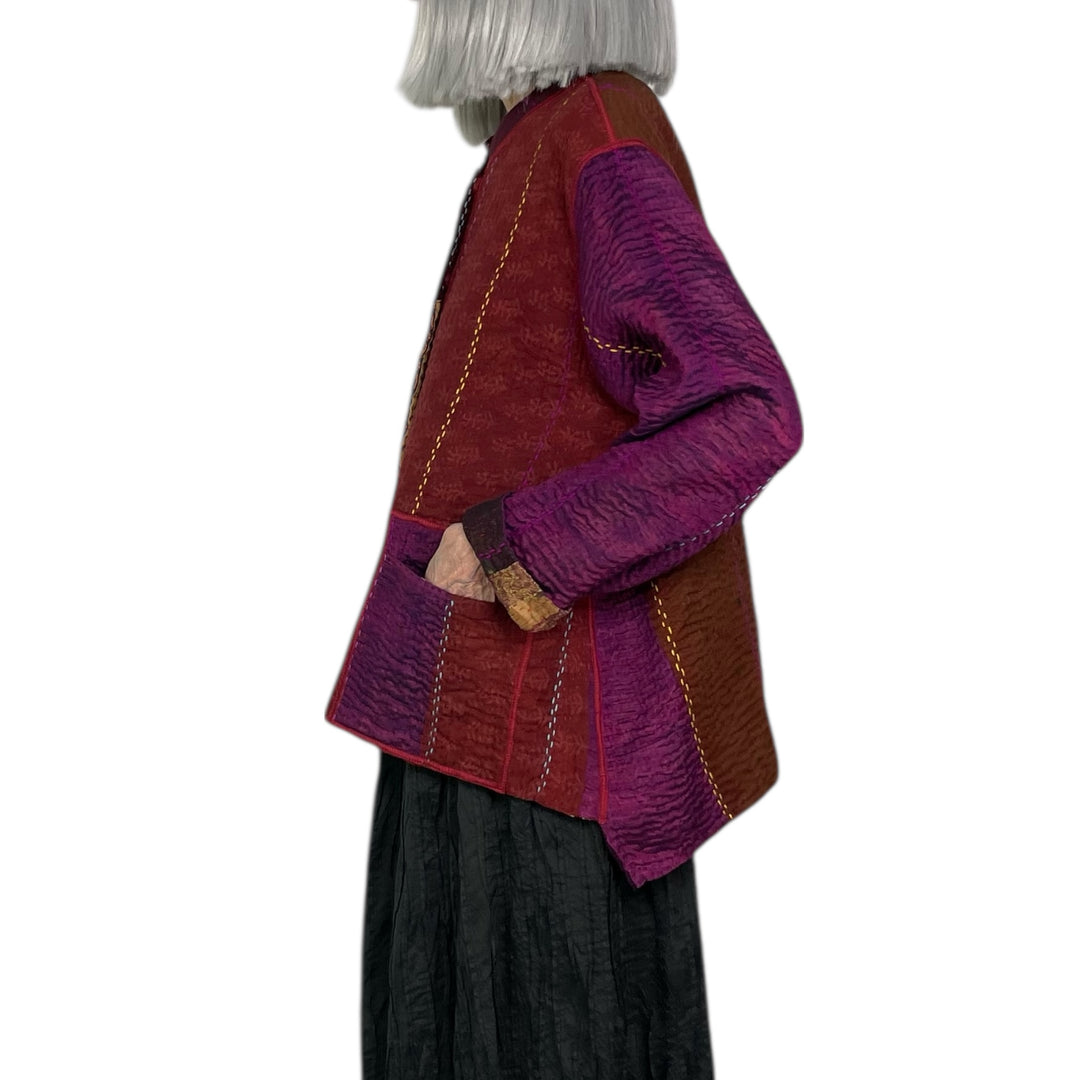 JEWEL WOVEN KAFTAN JACKET SHORT