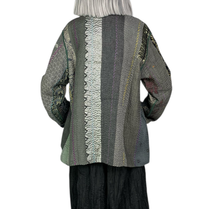 JEWEL WOVEN KAFTAN JACKET SHORT