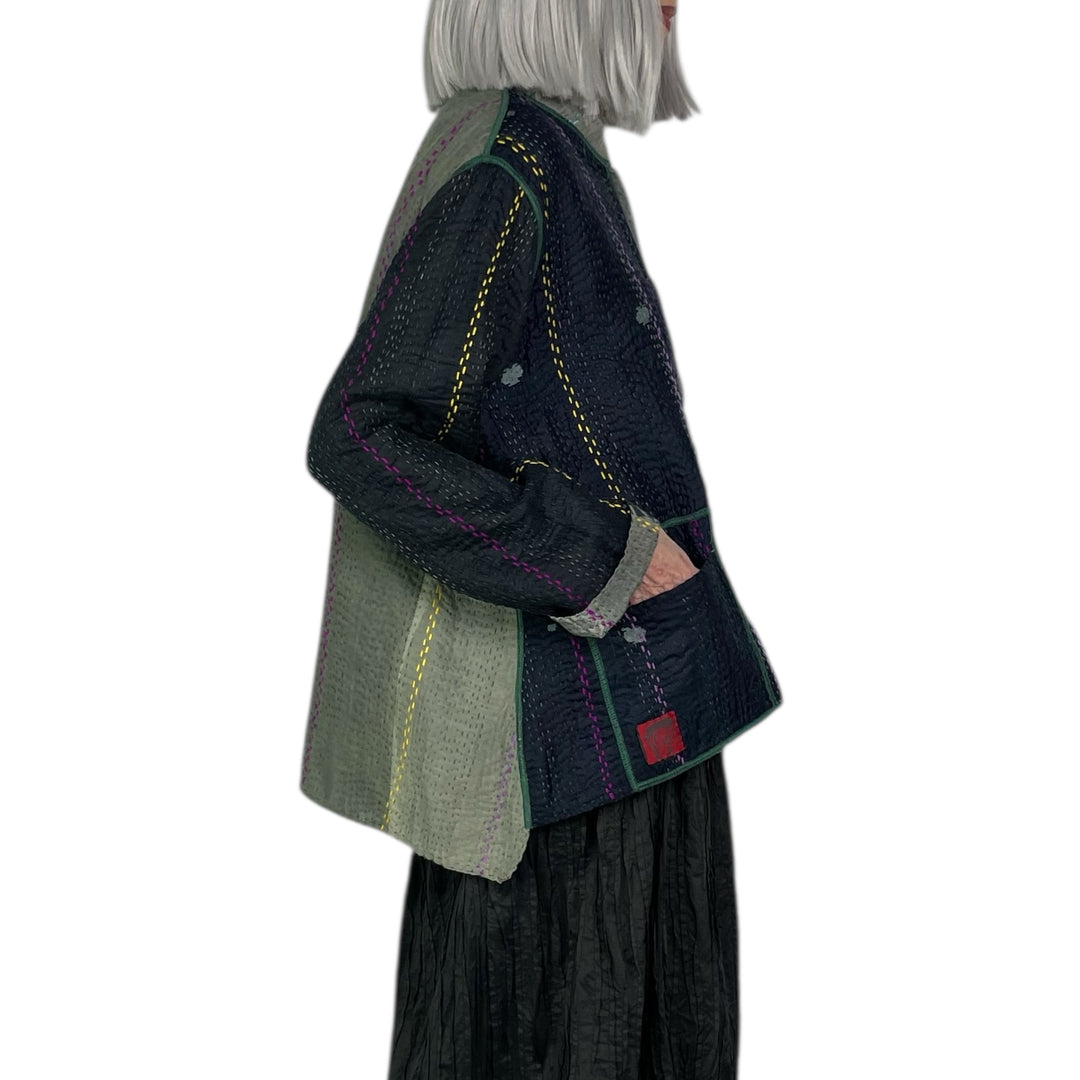 JEWEL WOVEN KAFTAN JACKET SHORT