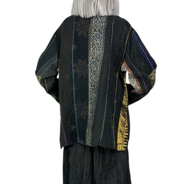 JEWEL WOVEN KAFTAN JACKET SHORT