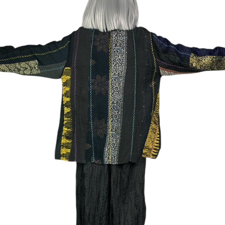 JEWEL WOVEN KAFTAN JACKET SHORT