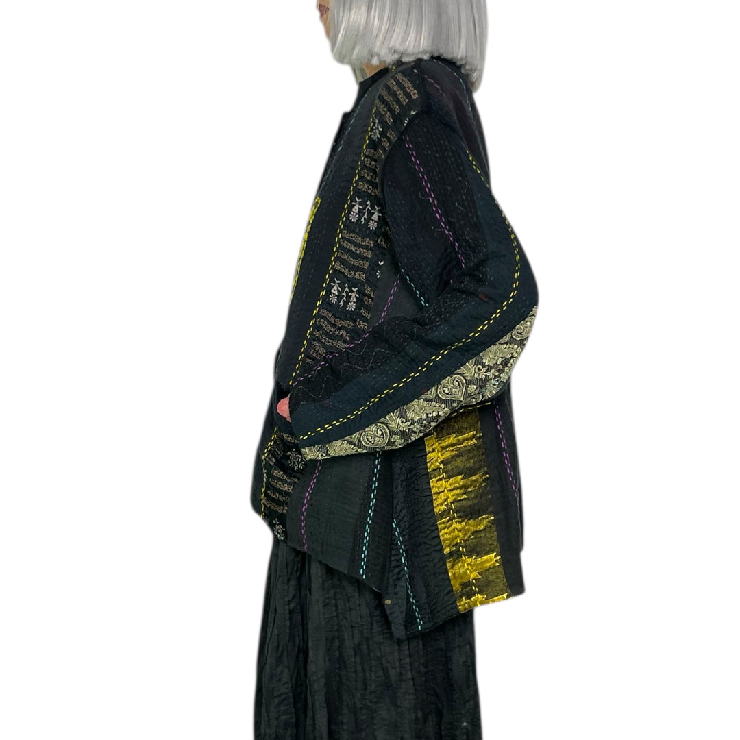 JEWEL WOVEN KAFTAN JACKET SHORT