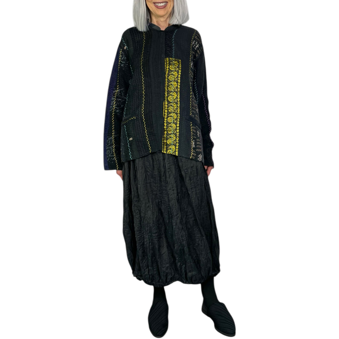 JEWEL WOVEN KAFTAN JACKET SHORT