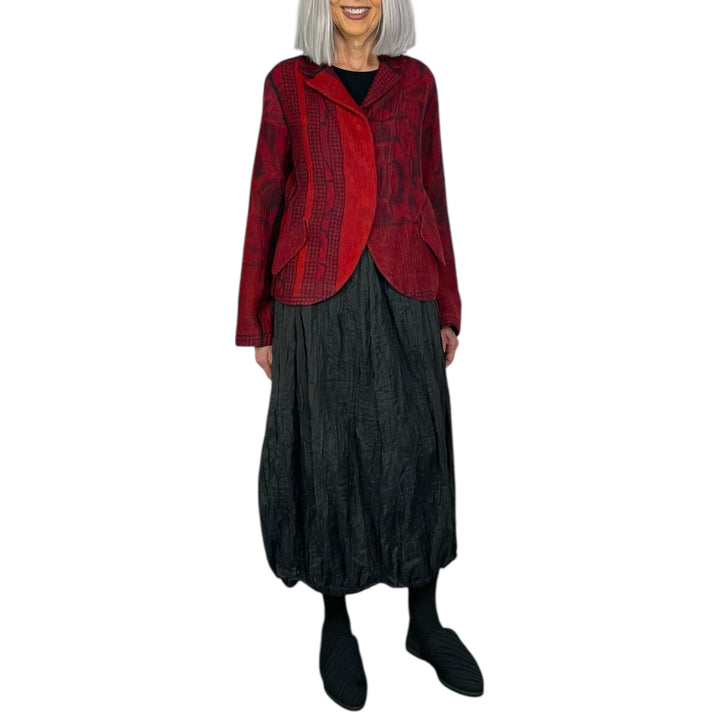 GEORGETTE CROPPED BASIC JACKET