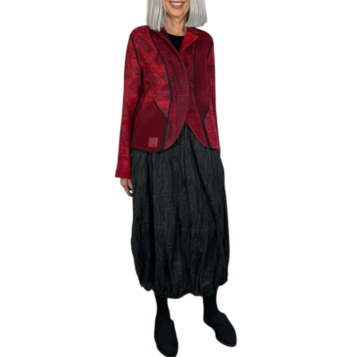 GEORGETTE CROPPED BASIC JACKET