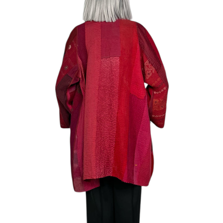 STRIPE/CHECK A-LINE JACKET