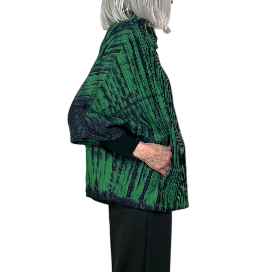 MONE RIPPLE TUCK PONCHO VEST