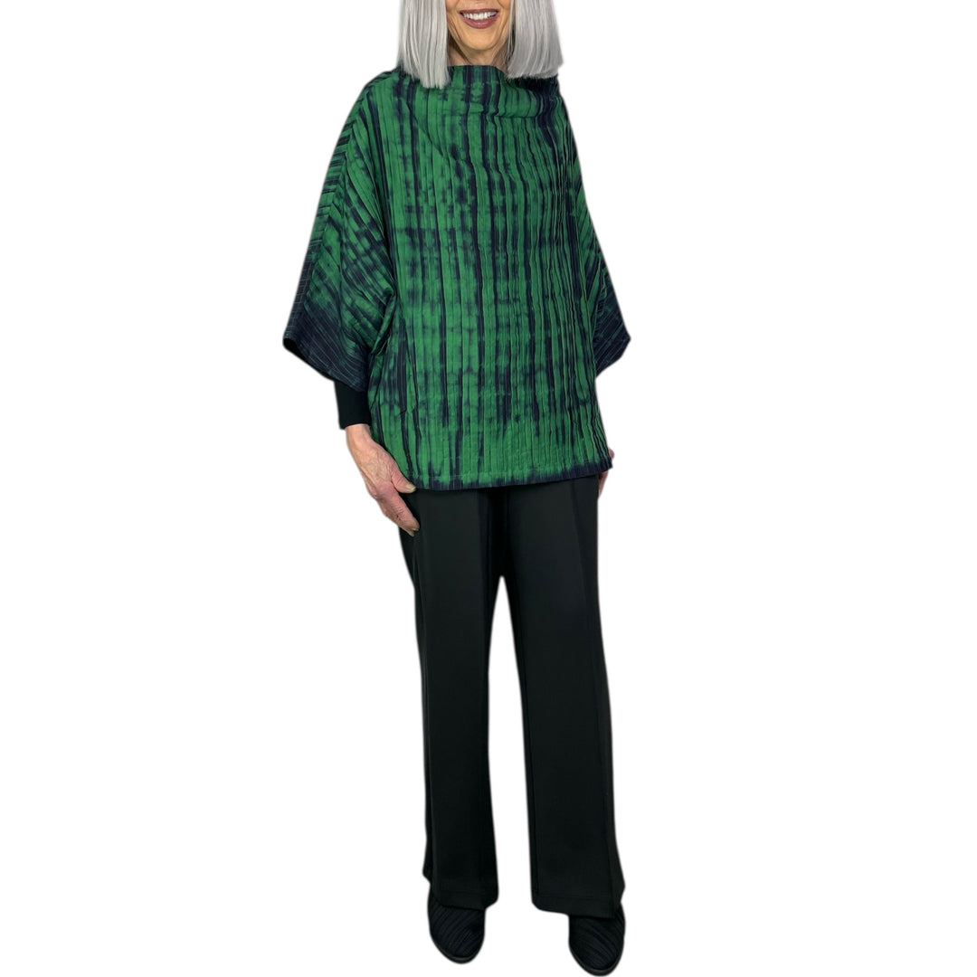 MONE RIPPLE TUCK PONCHO VEST